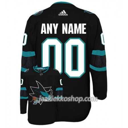 Miehille NHL San Jose Sharks Pelipaita Custom Adidas Alternate 2018-19 Authentic